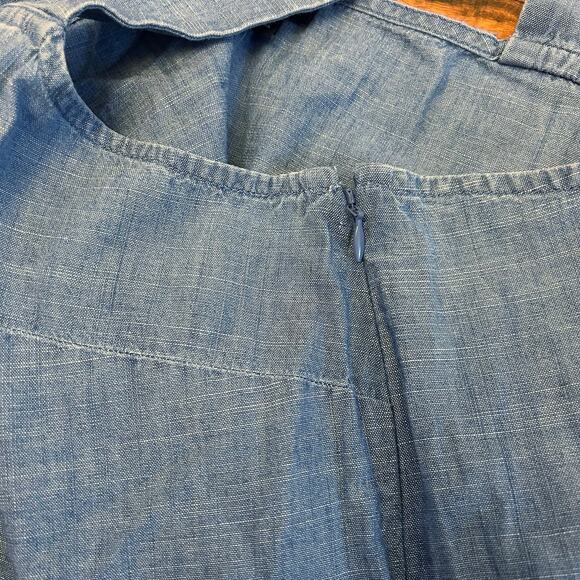 NWT J.Crew Chambray Squareneck Tank Top Size 2X - Picture 9 of 9